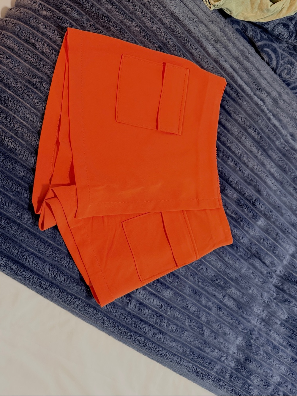 Love Tree Men's Bright Orange Cargo Shorts